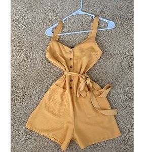 Yellow romper